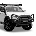 Black steel bull bar to suit Isuzu D-MAX 09/20 on