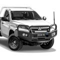 Black steel bull bar to suit Mitsubishi Triton MR