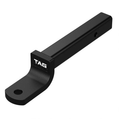 Tag Towball Mount 338mm long 90° face 14mm drop