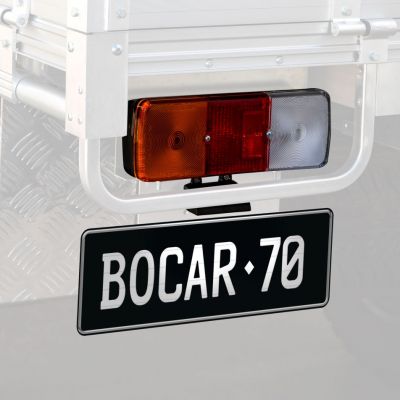 Tail and number plate lights